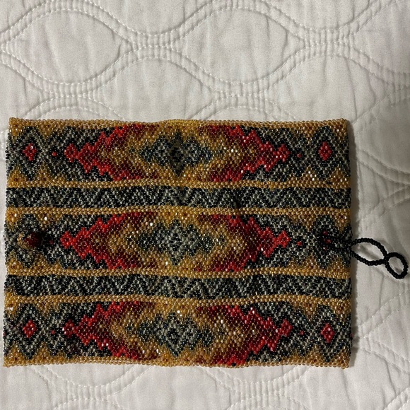 BC- handmade beaded wallet - Picture 4 of 5